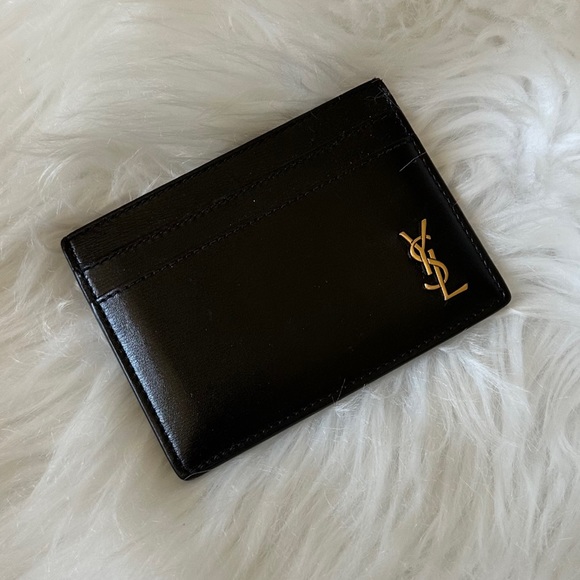 Tony Cassandre Credit Card Case in Shiny Leather - Picture 1 of 5
